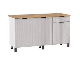 Венера стол 1500 МДФ / Кашемир фрезерованный