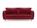 Диван Осло бархат красный/ STAR VELVET 3 DARK RED