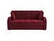 Диван Аккордеон Барон бархат красный Star Velvet 3 Dark Red