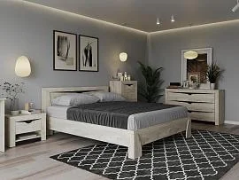 Спальня Лючия 1 Бетон пайн белый/венге
