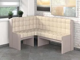 Скамья угловая Квадро / Бодега светлый/Крем