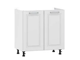 Вокс 100.04 800 тумба под мойку / Белый/Меренга