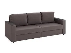 Гермес диван-кровать 3-х мест / велюр Parma 14 коричневый