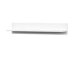 Токио полка навесная / Белый текстурный