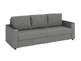 Гермес диван-кровать 3-х мест / рогожка серая