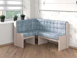Скамья угловая Квадро / Бодега светлый/Лагуна