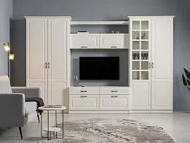 Гостиная Ливерпуль / Белый/Ясень ваниль