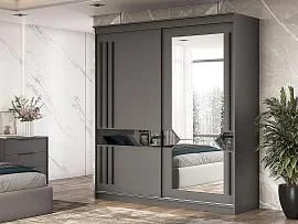 Шкаф-купе №25 2,0 / Графит