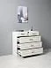 Ливерпуль комод 10.103.01 Белый/Ясень ваниль