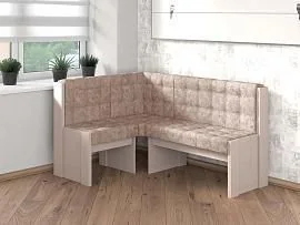 Скамья угловая Квадро / Бодега светлый/Латте