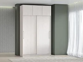 Шкаф-купе арт. 007 1,5 м антресоль / Ясень анкор светлый