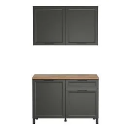 Кухня Римини 1200 диамант серый