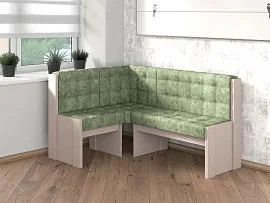 Скамья угловая Квадро / Бодега светлый/Мохито