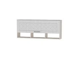 Аллегро 9 антресоль Роммб / Бодега белая/Сандал белый