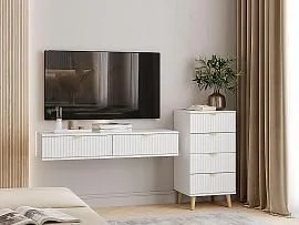 Гостиная Дакота 2 Белый / Меренга