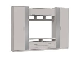 91.01 Вена шкаф многоцелевой Белый / Кашемир