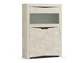 33.15 Лючия шкаф комбинированный бетон/венге