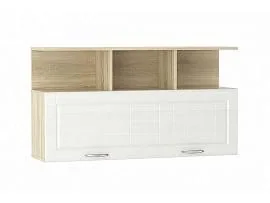 НМ 040.50 Полка навесная Оливия Дуб Сонома/белое дерево