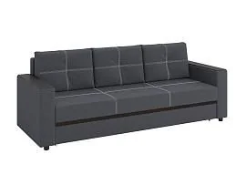 Смарт диван-кровать 3-х мест / велюр Parma 27 темно-серый