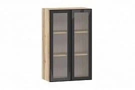 Moru шкаф навесной 100.83.600 / Дуб делано/Черный