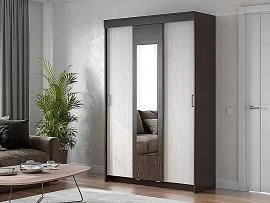 ШКП 2 шкаф-купе / Венге/Ясень анкор светлый