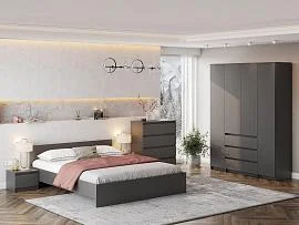 Спальня Денвер 1 / Графит серый