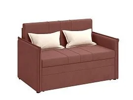 Дэнди диван-кровать 2 думки / велюр Fresh роуз / крем