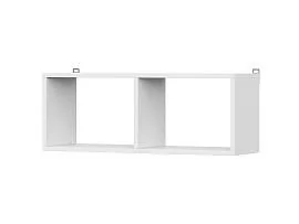 Токио книжная полка / Белый текстурный