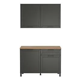 Кухня Мадрид 1200 диамант серый