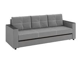 Смарт диван-кровать 3-х мест / велюр Parma 25 серый