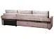Диван угловой Марсель велюр десерт