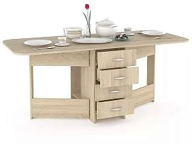 Глория 606 М стол-тумба Дуб сонома