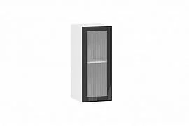 Moru шкаф навесной 100.80.300 / Белый/Черный