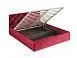 Кровать Классик бархат красный STAR VELVET 3 DARK RED 140