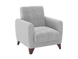 Эдвин М кресло для отдыха / велюр джоя 022 сильвер