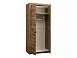 33.03 Лючия шкаф для одежды 2-х дв. кейптаун/венге