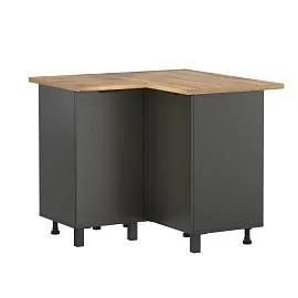 Венера стол угловой / Диамант серый