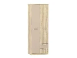 НМ 014.07 шкаф с ящиками Акварель Дуб сонома/Капучино