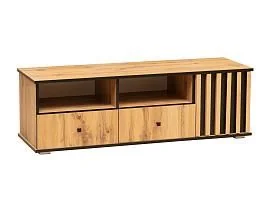 Тумба под ТВ Либерти 51.06 (опора h20) Дуб Вотан/Черный