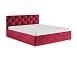 Кровать Классик бархат красный STAR VELVET 3 DARK RED 140