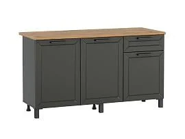 Мадрид стол 1500 / Диамант серый