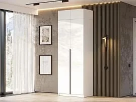 ШК 5 шкаф 800 + антресоль / Белый