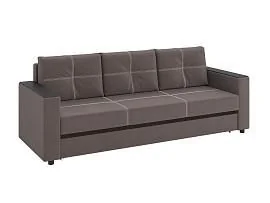 Смарт диван-кровать 3-х мест / велюр Parma 14 коричневый
