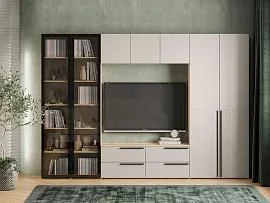 Гостиная Арден 1 Дуб Делано / Сантьяго софт