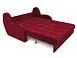 Диван Аккордеон Барон бархат красный Star Velvet 3 Dark Red