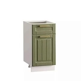Софи стол 400 1 ящик 1 дверь Белый/Дуб Зелёный