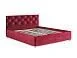 Кровать Классик бархат красный STAR VELVET 3 DARK RED 140