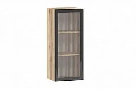 Moru шкаф навесной 100.82.400 / Дуб делано/Черный