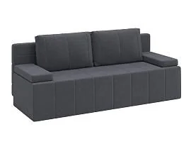 Ричмонд М диван-кровать 3-х мест / велюр Parma 27 темно-серый