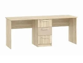 НМ 041.37 стол письменный Акварель Дуб Сонома/Капучино